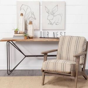 Black Metal 'Our Nest' Wall Decor